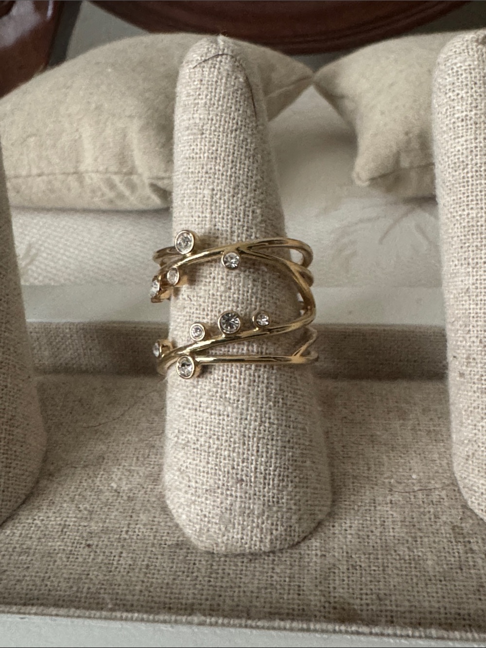 Stella & Dot steller pave ring